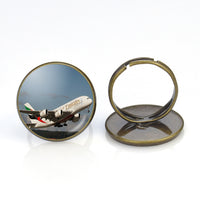 Thumbnail for Departing Emirates A380 Designed Rings