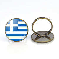 Thumbnail for Greece Flag Designed Rings