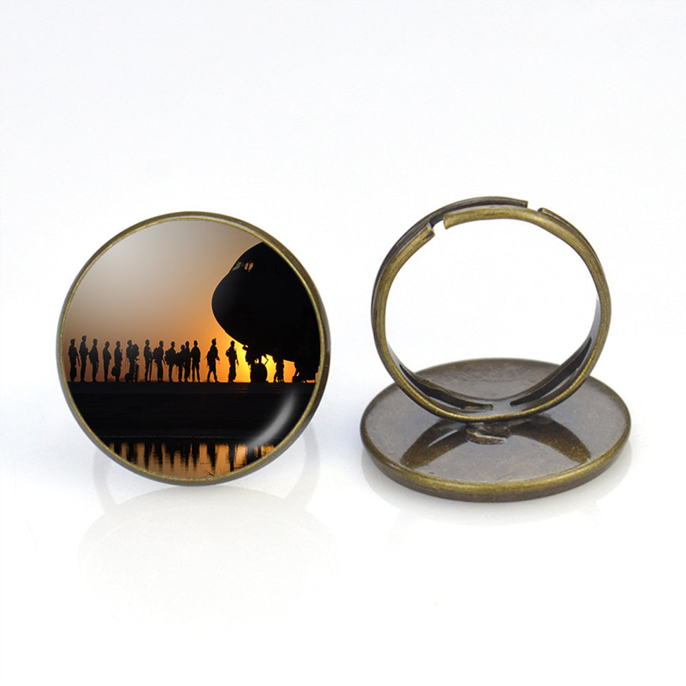 Band of Brothers Theme Soldiers Designed Rings