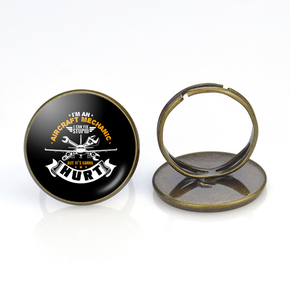 I'm an Aircraft Mechanic Designed Rings