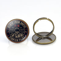 Thumbnail for Fighter Jet 16 - Death From Above Designed Rings