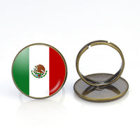 Thumbnail for Mexico Flag Designed Rings