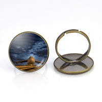 Thumbnail for Amazing Military Aircraft at Night Designed Rings