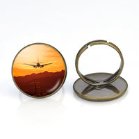 Thumbnail for Landing Aircraft During Sunset Designed Rings