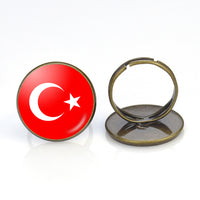 Thumbnail for Turkey Flag Designed Rings
