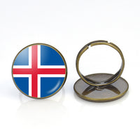 Thumbnail for Iceland Flag Designed Rings