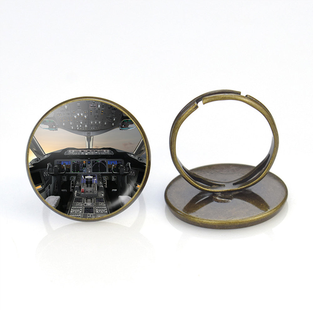 Boeing 787 Cockpit Designed Rings