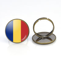 Thumbnail for Romania Flag Designed Rings