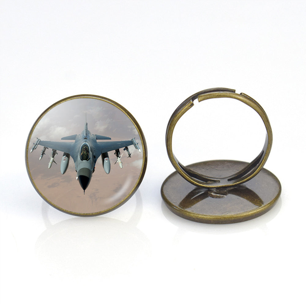 Cruising Fighter Jet 16 Designed Rings