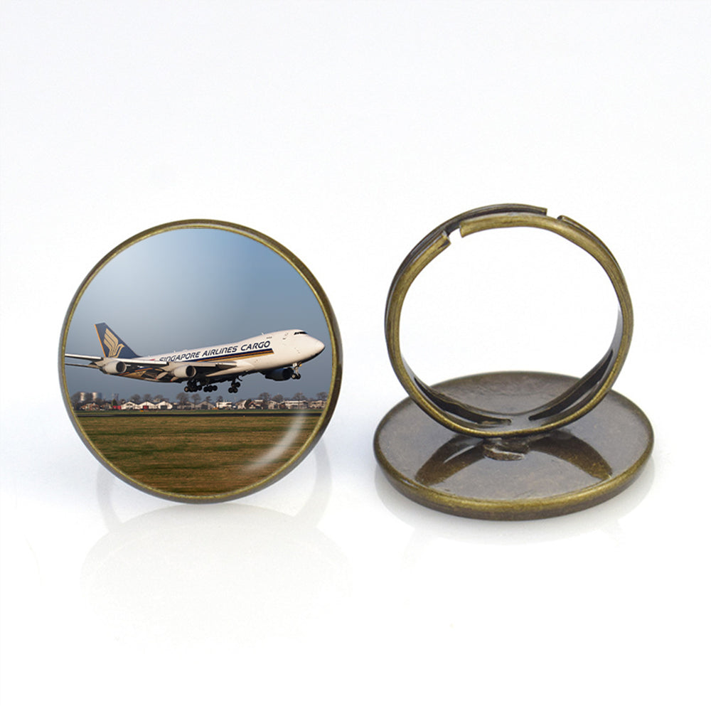 Singapore Airlines Cargo Boeing 747 Designed Rings
