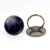 Thumbnail for World Map From Space Designed Rings
