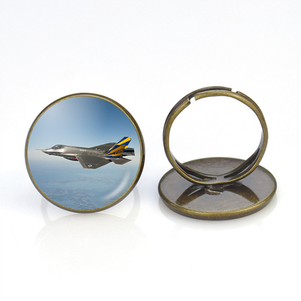 Cruising Fighter Jet 35 Designed Rings