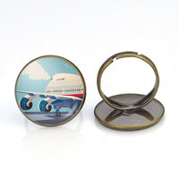 Thumbnail for Vintage Boeing 747 Designed Rings