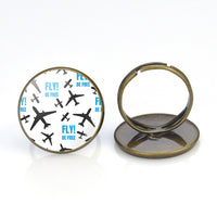 Thumbnail for Fly Be Free White Designed Rings