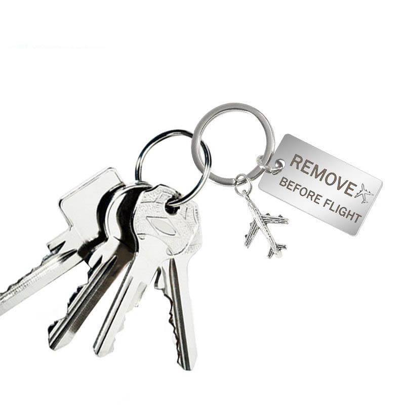 Remove Before Flight Tagged Airplane Key Chain Aviation Shop 