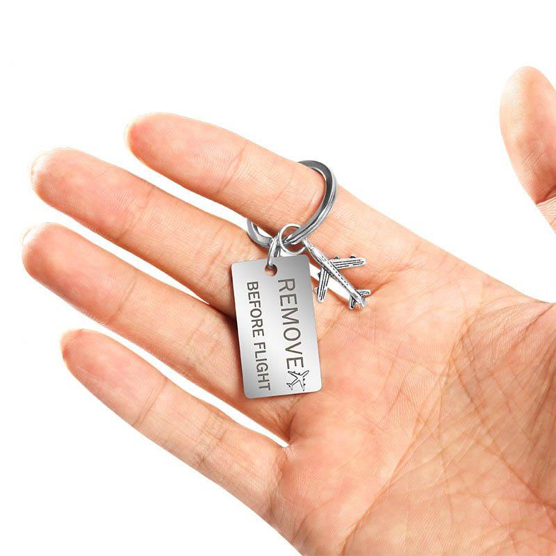 Remove Before Flight Tagged Airplane Key Chain Aviation Shop 