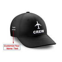 Thumbnail for Customizable Name & CREW Embroidered Hats