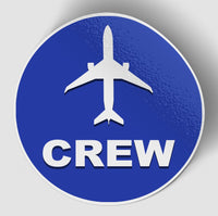 Thumbnail for Crew & Circle (Blue) Designed Stickers