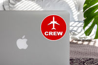 Thumbnail for Crew & Circle (Red) Designed Stickers