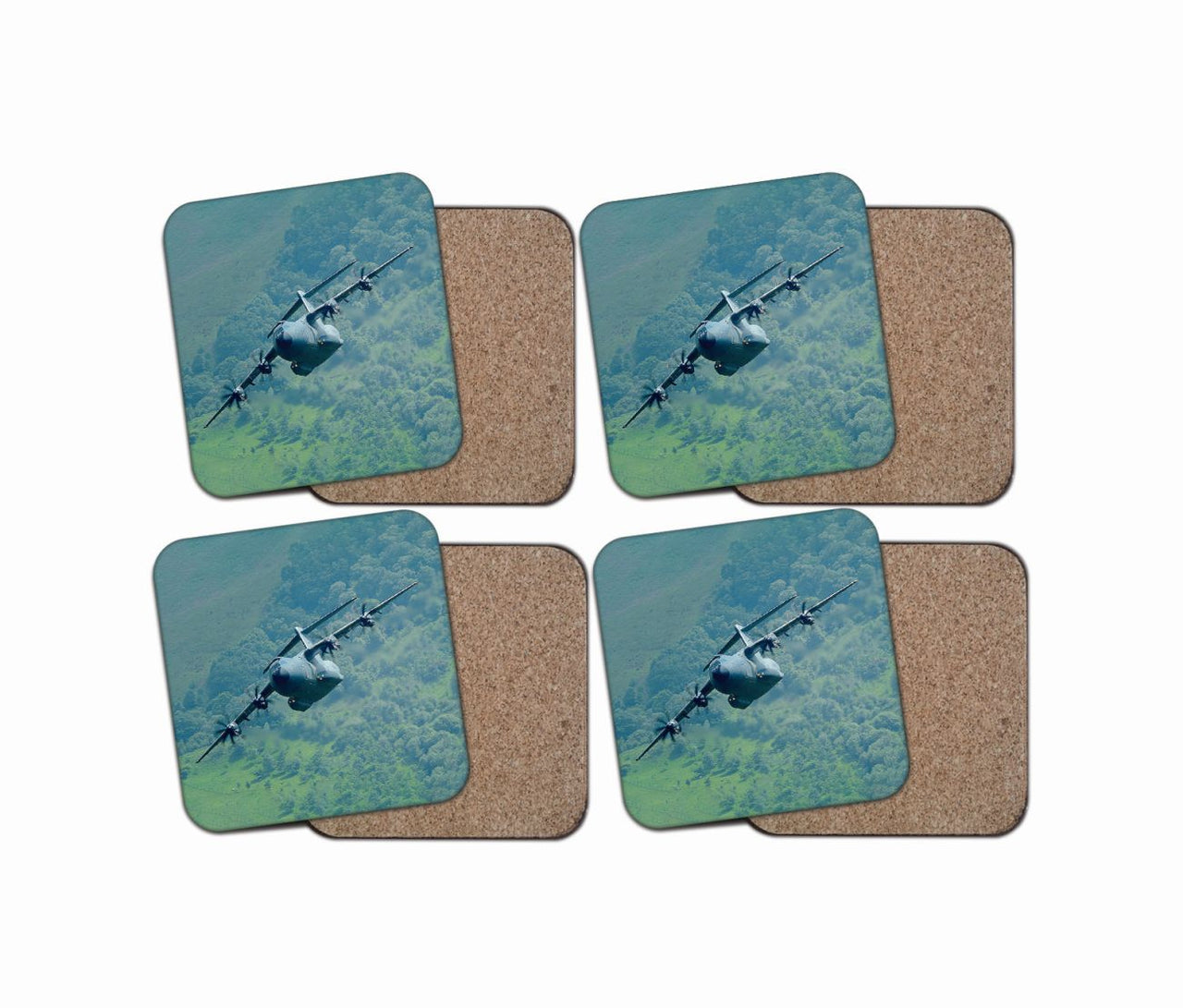 Cruising Airbus A400M Designed Coasters