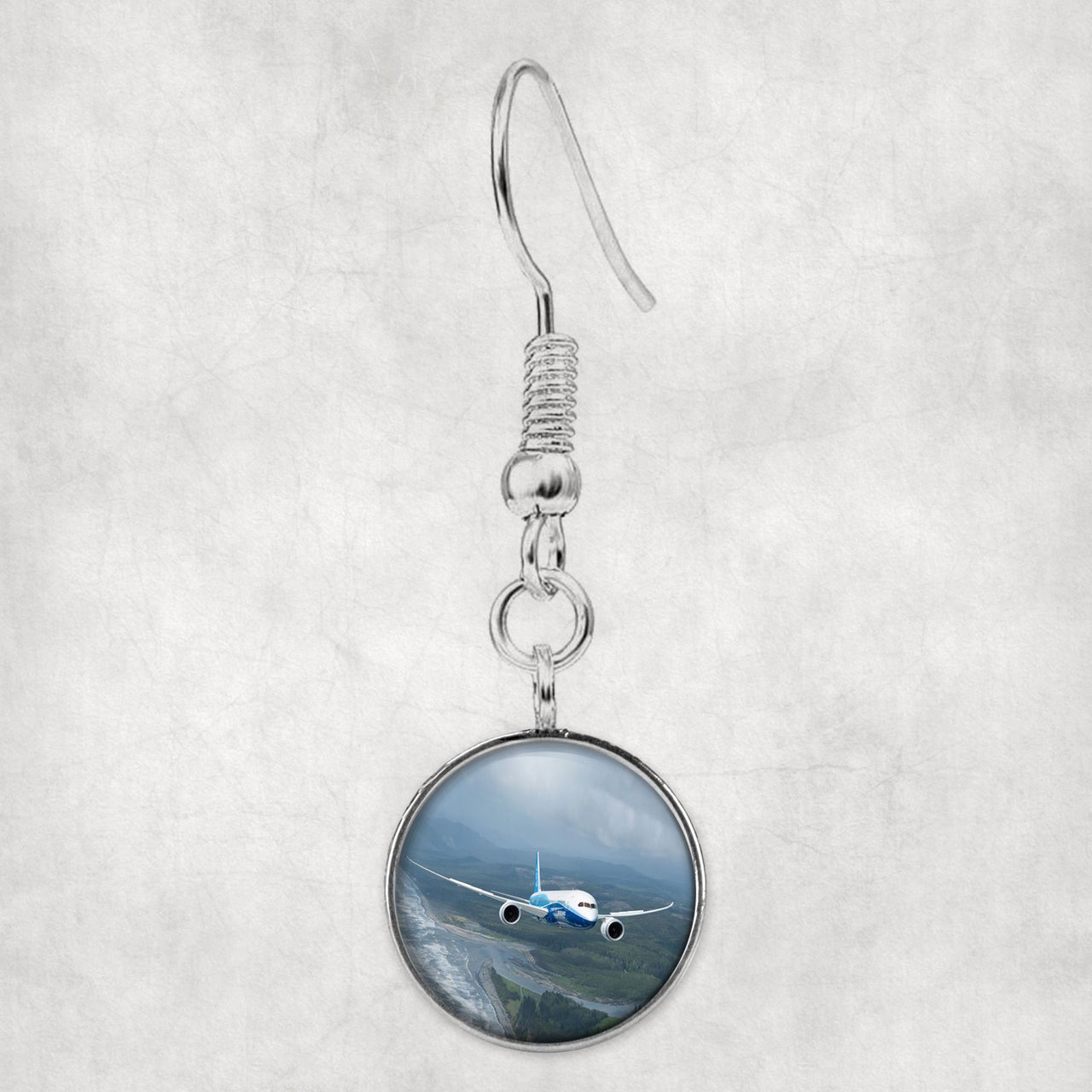 Cruising Boeing 787 Designed Earrings