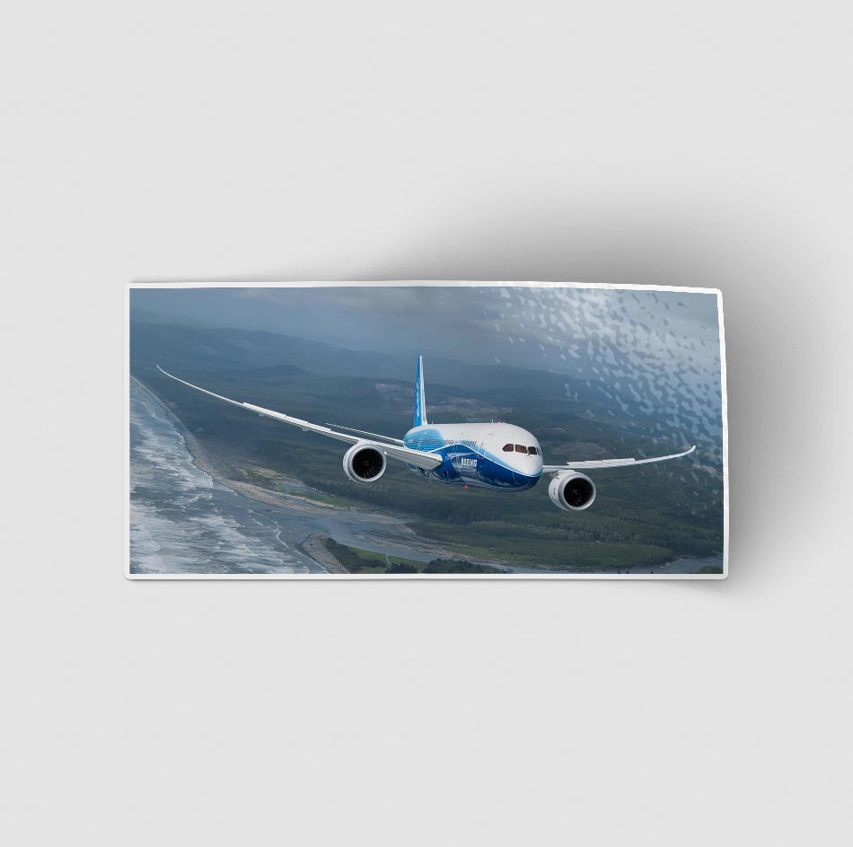 Cruising Boeing 787 Designed Stickers