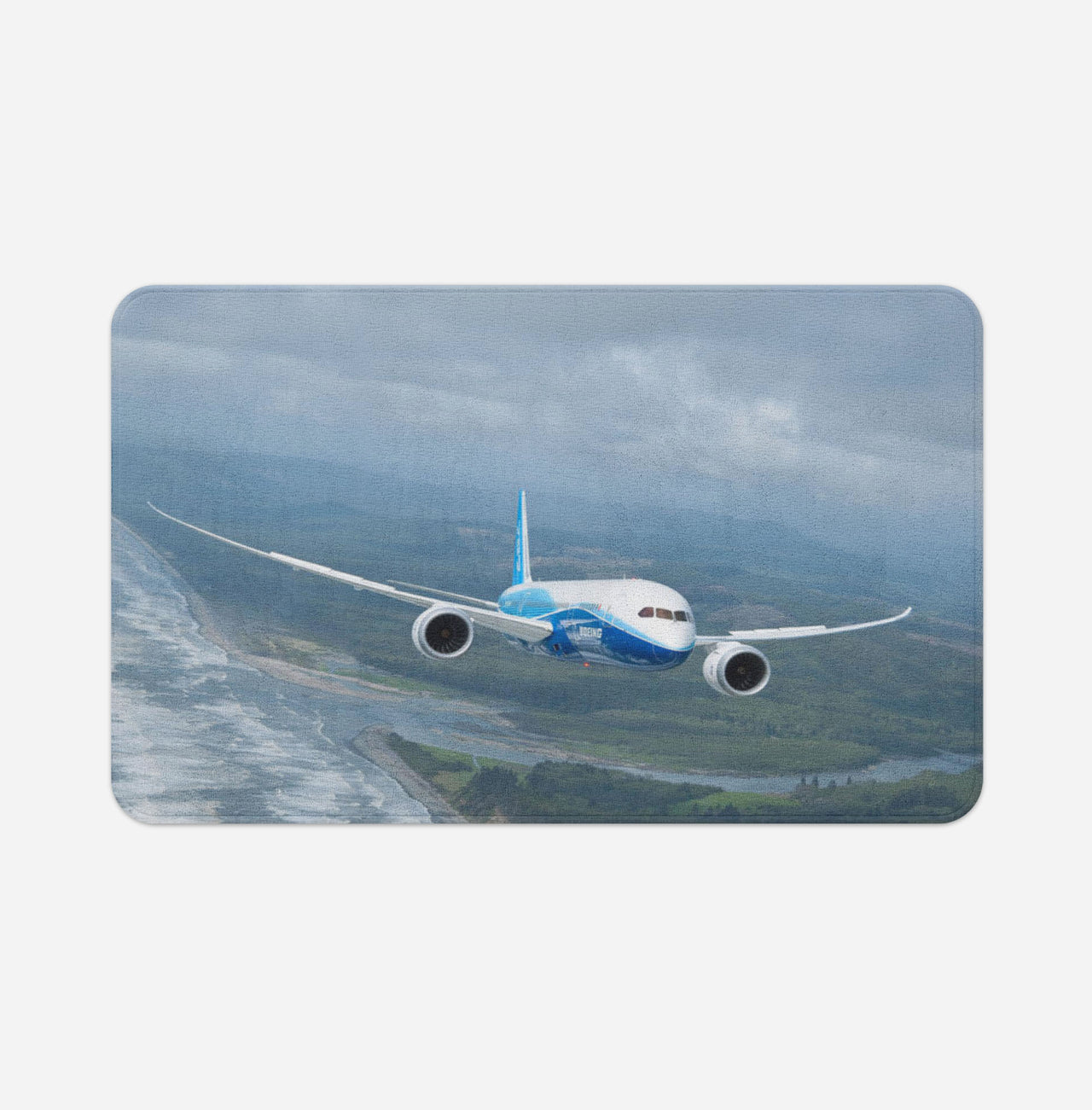 Cruising Boeing 787 Designed Bath Mats