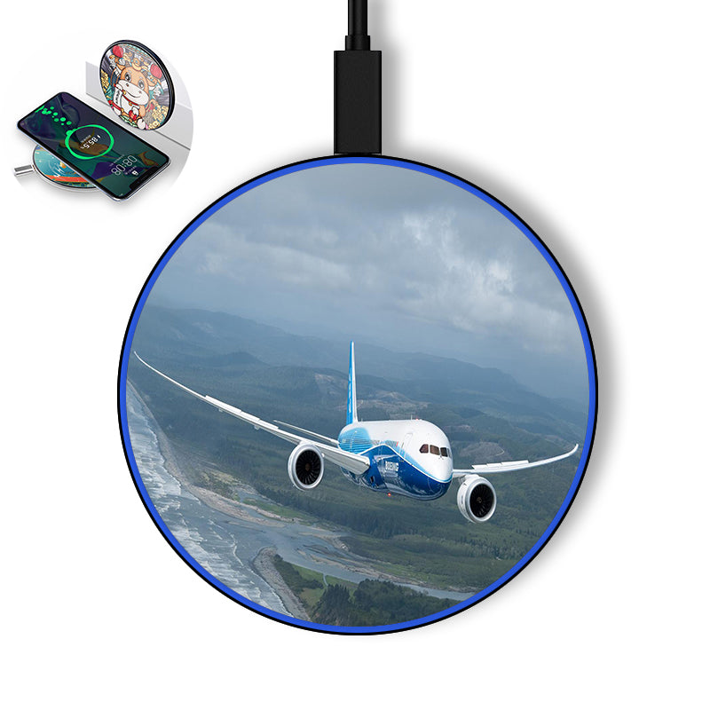Cruising Boeing 787 Designed Wireless Chargers