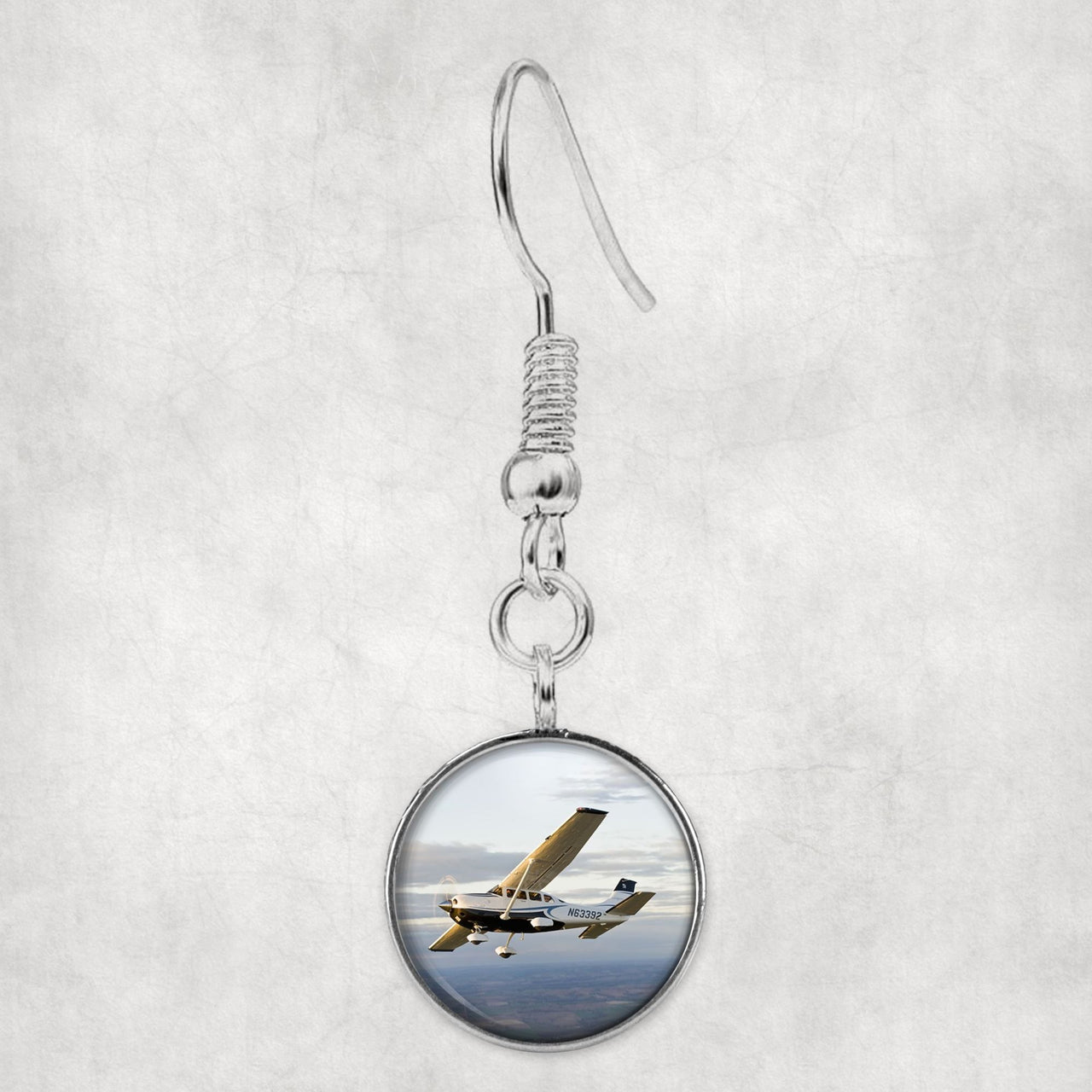 Cruising Cessna Designed Earrings