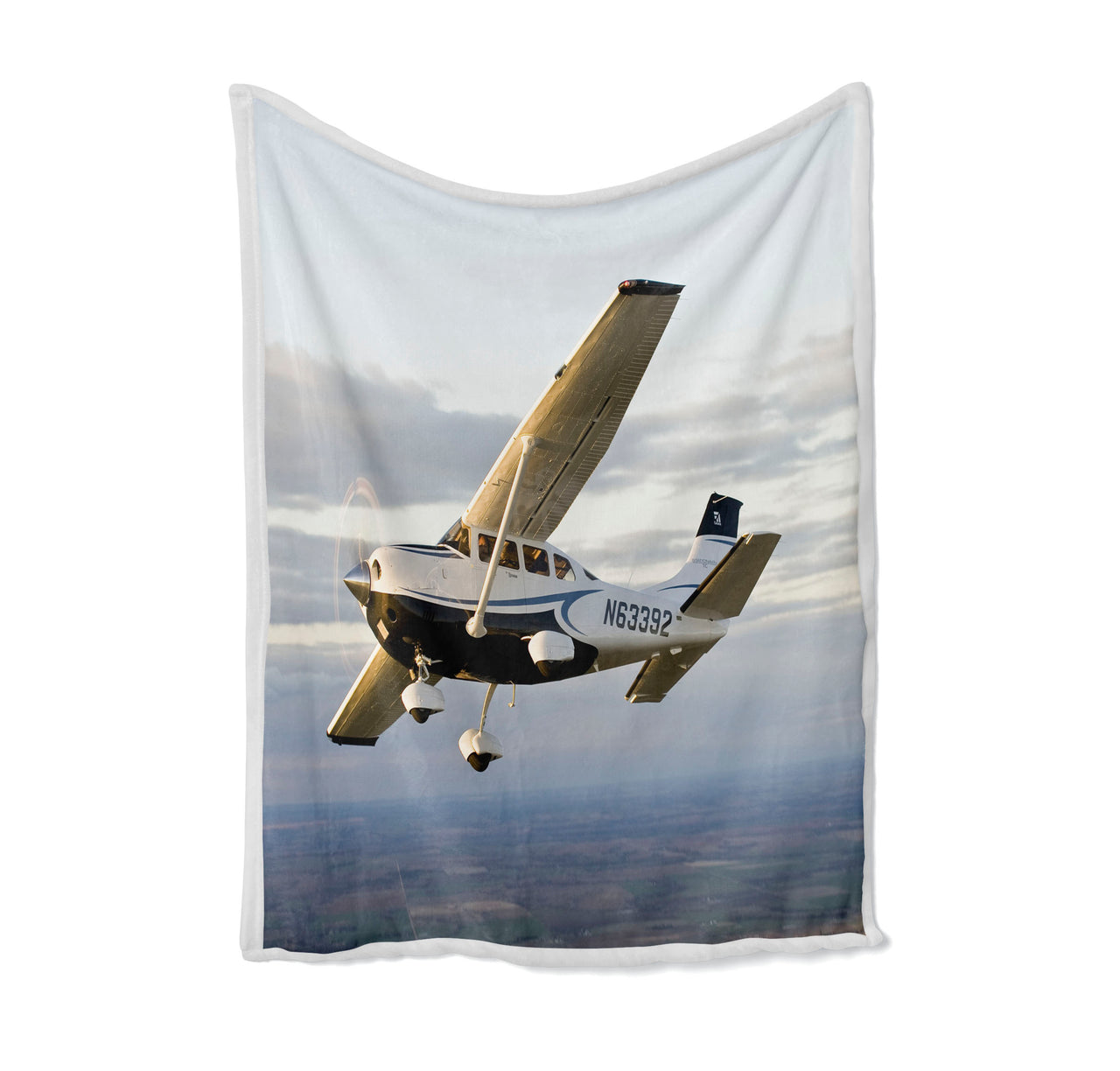 Cruising Cessna Designed Bed Blankets & Covers