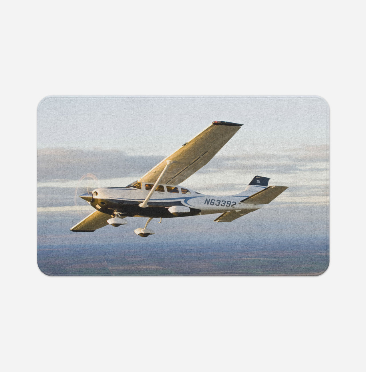 Cruising Cessna Designed Bath Mats