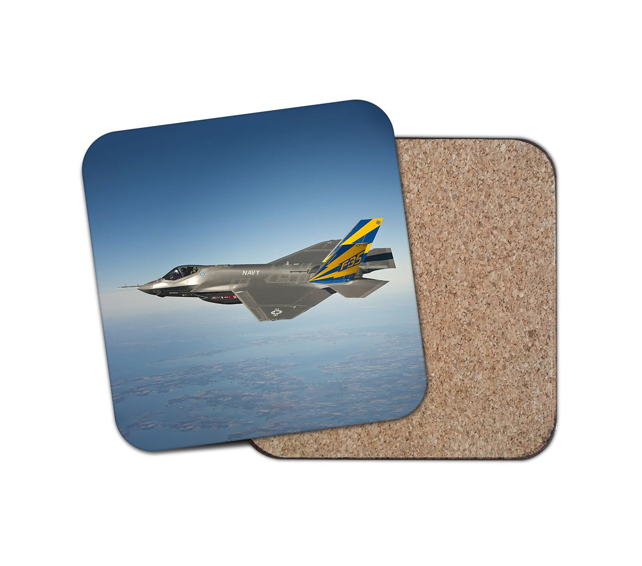 Cruising Fighting Falcon F35 Designed Coasters