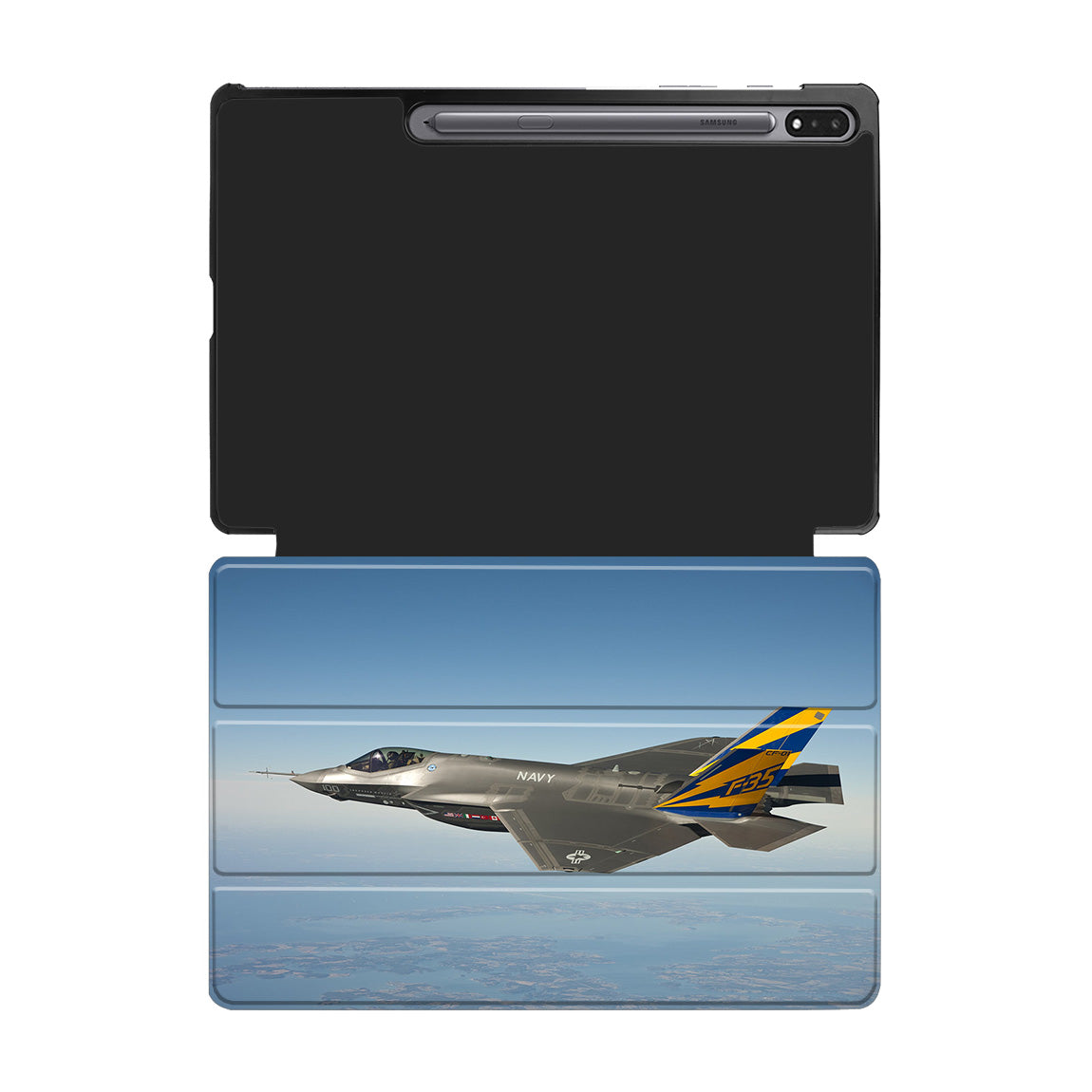 Cruising Fighter Jet 35 Designed Samsung Tablet Cases