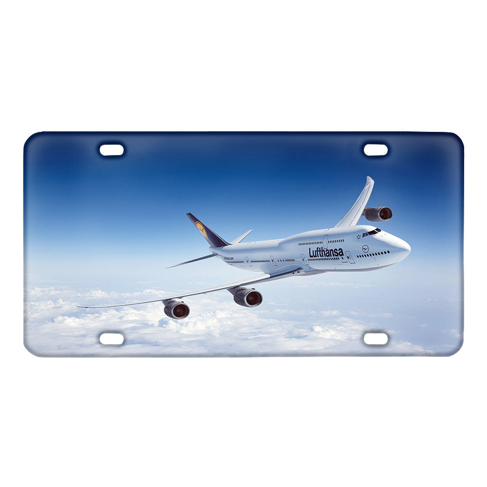 Cruising Lufthansa's Boeing 747 Designed Metal (License) Plates