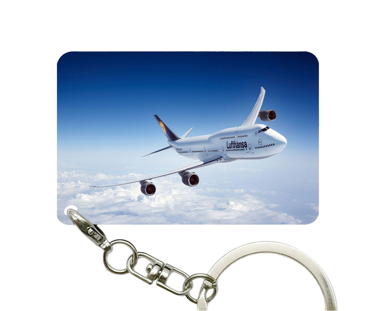 Cruising Lufthansa's Boeing 747 Designed Key Chains