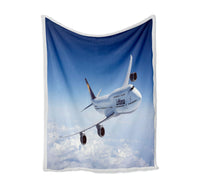 Thumbnail for Cruising Lufthansa's Boeing 747 Designed Bed Blankets & Covers