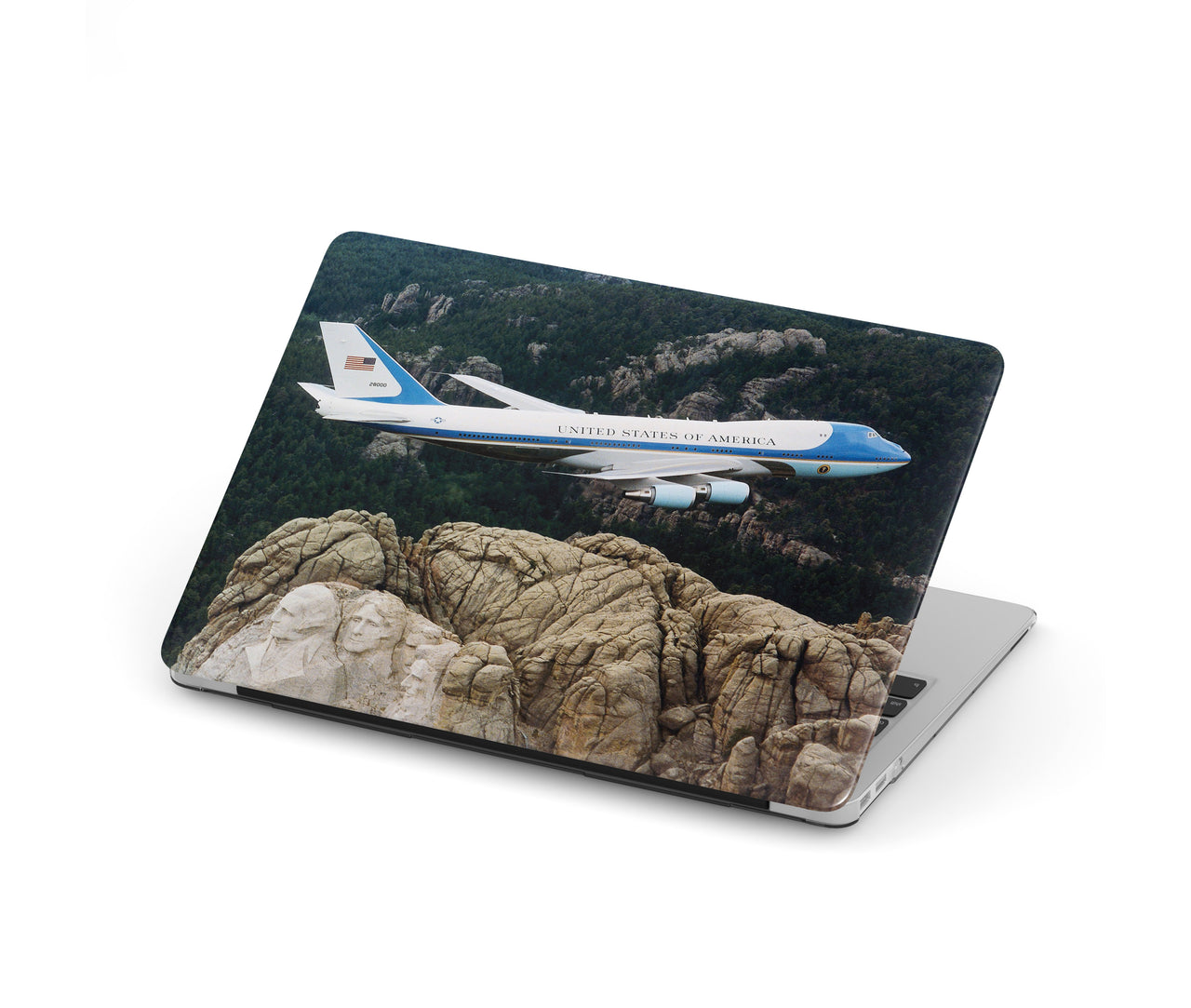 Cruising United States of America Boeing 747 Printed Pillows Designed Macbook Cases