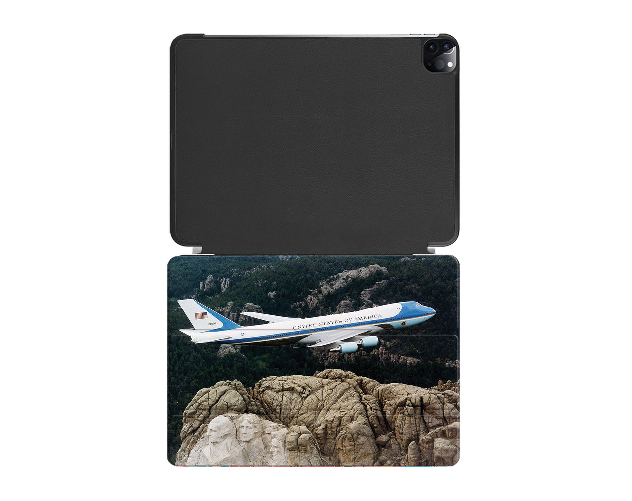 Cruising United States of America Boeing 747 Printed Pillows Designed iPad Cases