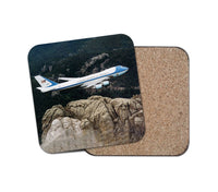 Thumbnail for Cruising United States of America Boeing 747 Printed Pillows Designed Coasters