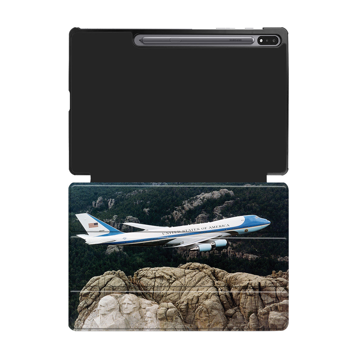 Cruising United States of America Boeing 747 Printed Pillows Designed Samsung Tablet Cases