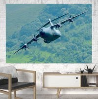 Thumbnail for Cruising Airbus A400M Printed Canvas Posters (1 Piece) Aviation Shop 