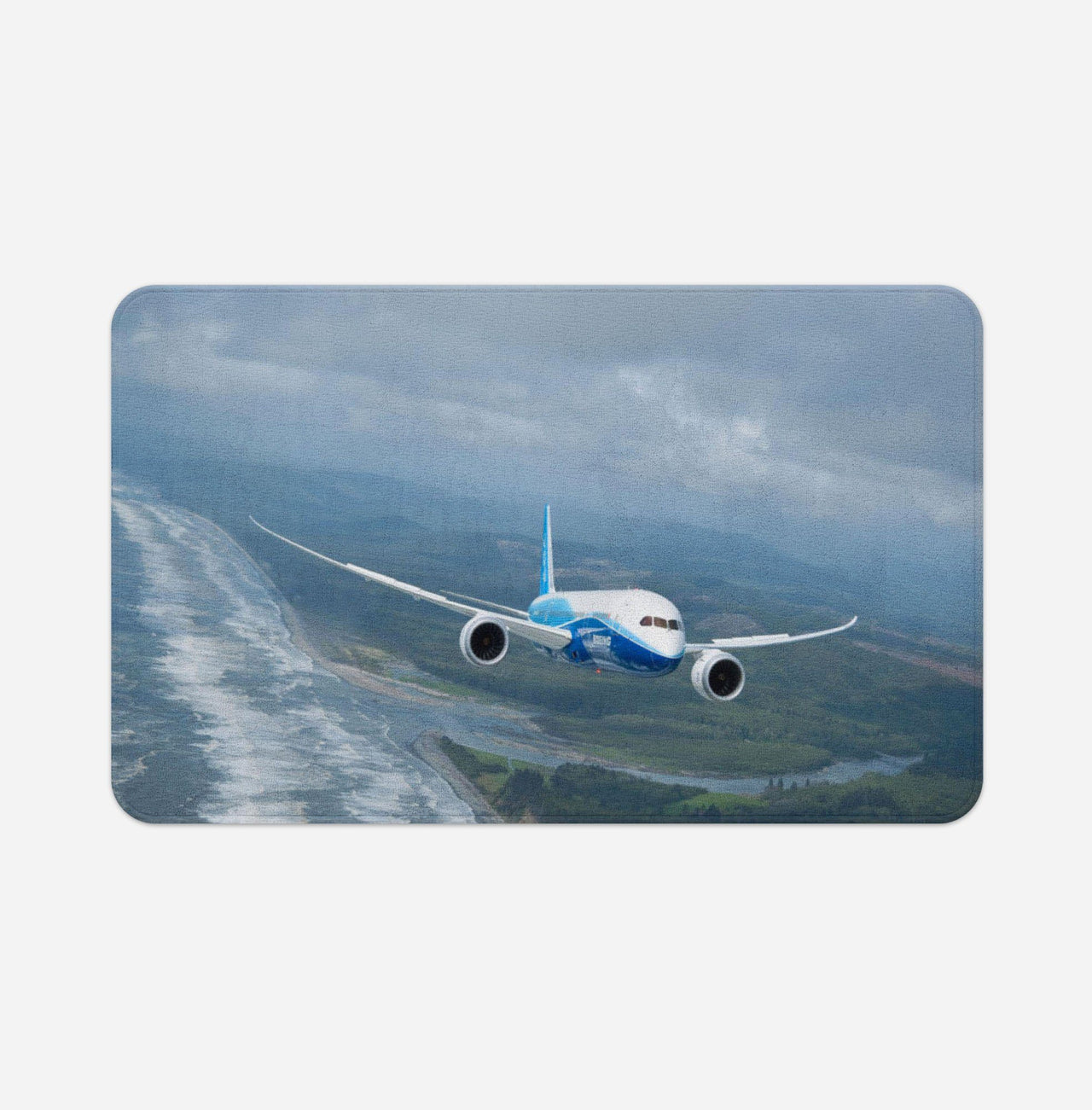 Cruising Boeing 787 Printed Door & Bath Mats Pilot Eyes Store Floor Mat 50x80cm 
