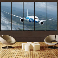 Thumbnail for Cruising Boeing 787 Printed Canvas Prints (5 Pieces) Aviation Shop 