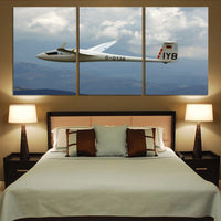 Thumbnail for Cruising Glider Printed Canvas Posters (3 Pieces) Aviation Shop 