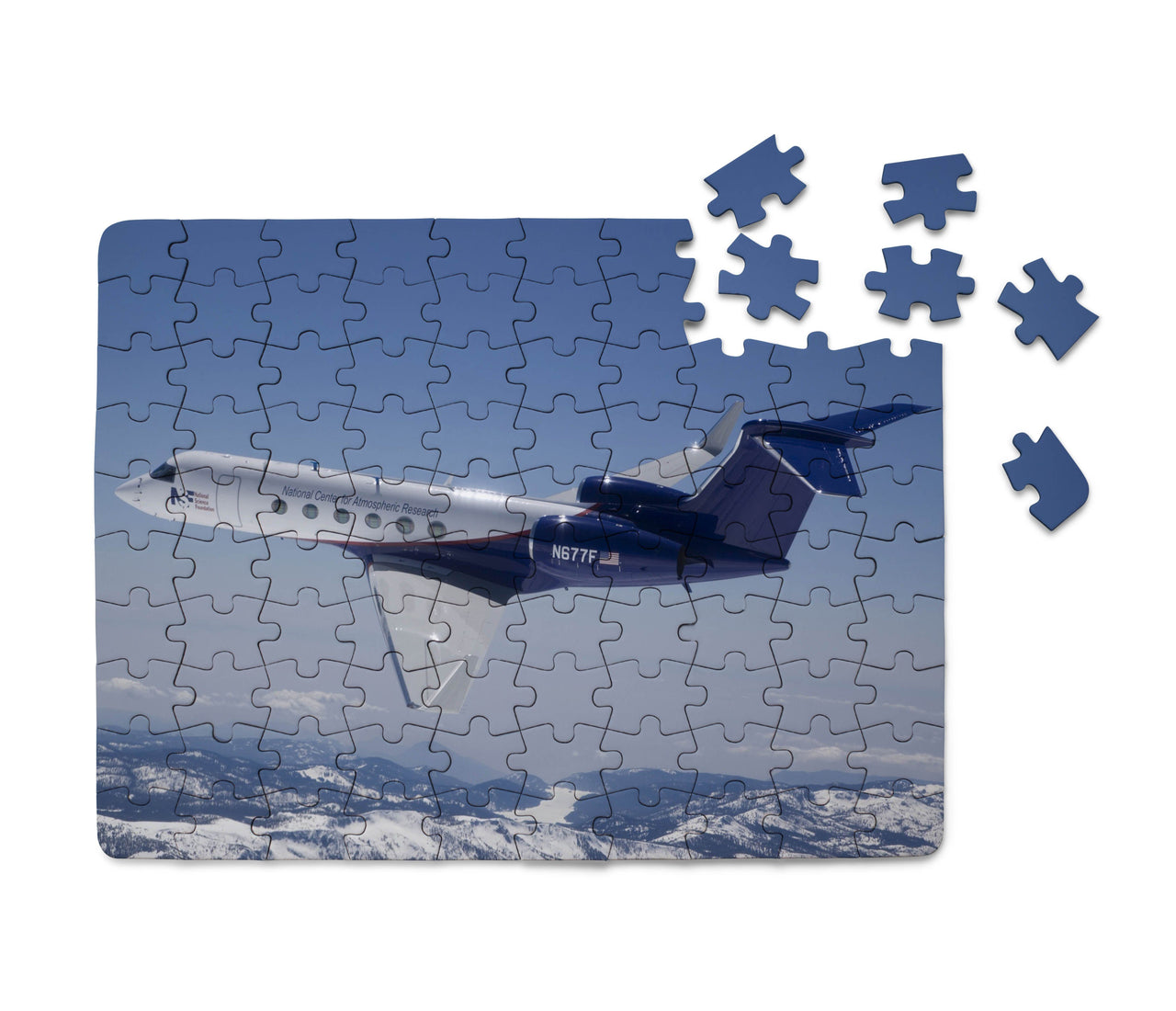 Cruising Gulfstream Jet Printed Puzzles Aviation Shop 