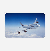 Thumbnail for Cruising Lufthansa's Boeing 747 Printed Door & Bath Mats Pilot Eyes Store Floor Mat 50x80cm 