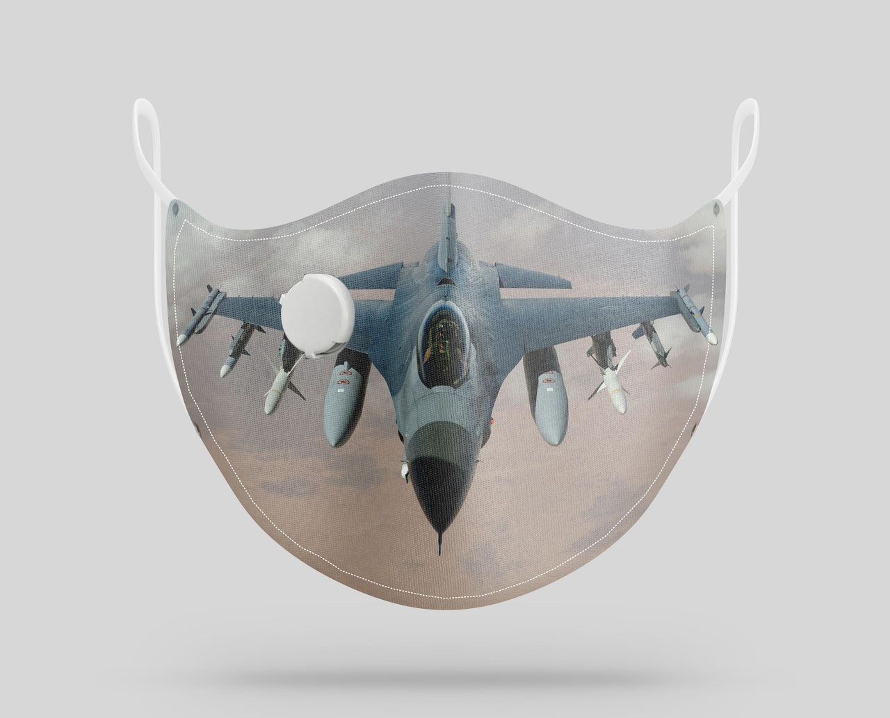 Crusing Fighter Jet 16 Designed Face Masks