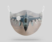 Thumbnail for Crusing Fighting Falcon F16 Designed Face Masks