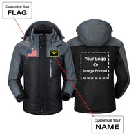 Thumbnail for Your Custom Logo & Name & Flag Designed Thick Winter Jackets