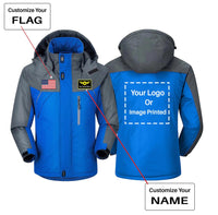 Thumbnail for Your Custom Logo & Name & Flag Designed Thick Winter Jackets